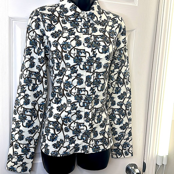 NWT - fresh out the 💼! Journey button, front shirt, printed! Vanilla poppy rein - Picture 4 of 17